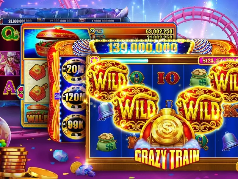 Hình ảnh mô tả cách hoạt động của Slot Game với các cuộn quay và dòng thanh toán